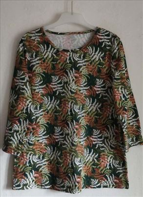 Kao nova pamučna majica sa 3/4 rukavima vel. S/M 