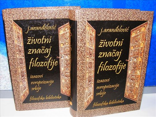 Životni značaj filozofije 1 i 2 Jovan Aranđelović