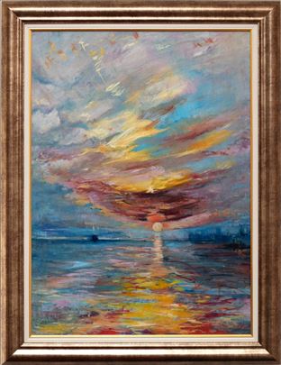 Morski pejzaž - Ulje na platnu 