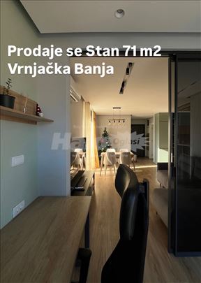 Prodaje se Stan 71 m2.  Vrnjačka Banja