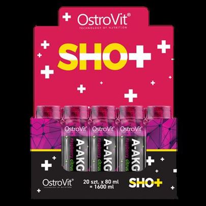 OstroVit A-AKG Shot, Raspberry Citrus, 80ml, 20kom