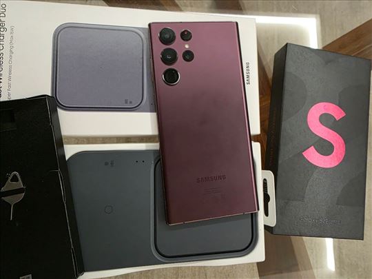 S22 Ultra SM-S908B/DS Burgundy Dual Sim