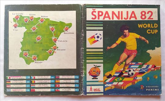 Album FIFA Španija 82 / Mexico 86, nije popunjen