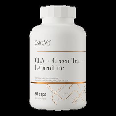 OstroVit CLA+Green tea+L-carnitine, 90 kapsula