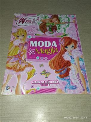 Album za slicice Winx Club moda i magija serija 7