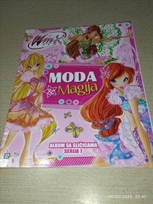 Album za slicice Winx Club moda i magija serija 7