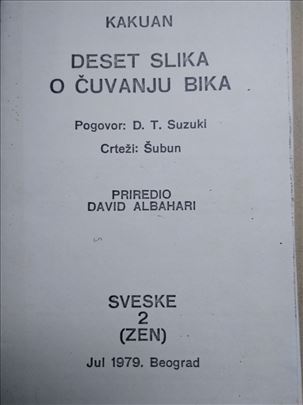 Knjiga:Deset slika o cuvanju bika Kakuan 1979. 21 