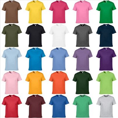 Majice t-shirt 100% pamuk (minimum 10 kom)