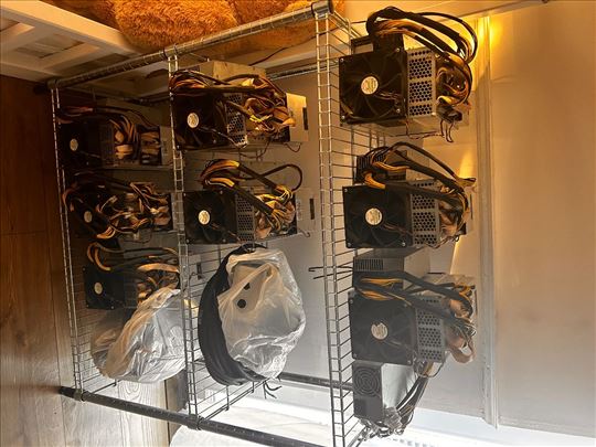 8x Antminer Bitmain T9+ 14.5 TH/S 