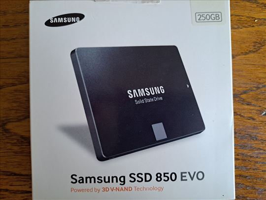 Samsung 850 EVO 250GB SSD 2.5" 550-530MBs