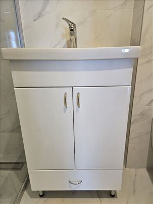 Lavabo sa ormarićem 55cm i slavinom