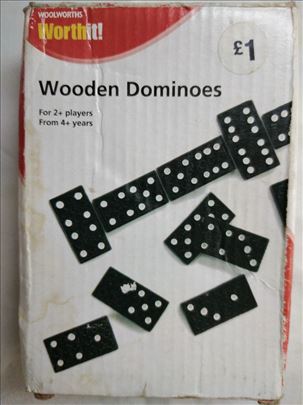 Domine Wooden dominos London,duplo 6,28 kom.drvene