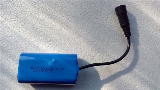 Baterija Y 18650 3000mAh 3,7V nova sa okruglim pri