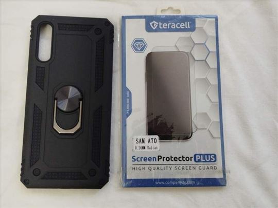 Zaštitna maska futrola i staklo za Samsung A70