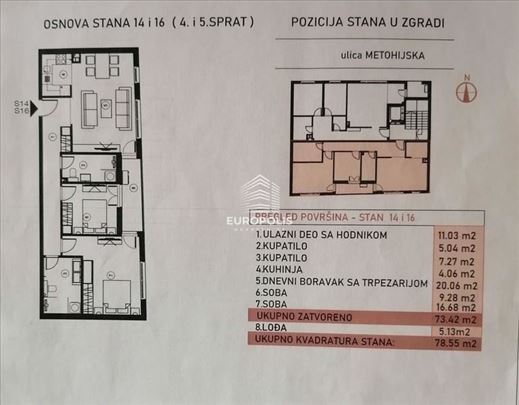 Novogradnja 3.0 stan na četvrtom spratu ID#7186