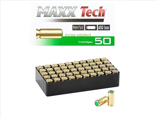 Municija za startni pištolj 9mm Max Tech