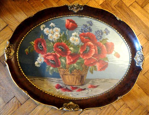 Originalni Vilerov goblen Bulke petit-point 1950.