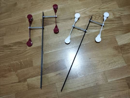 Metalne mete SPINER sa metalnim nosacem.