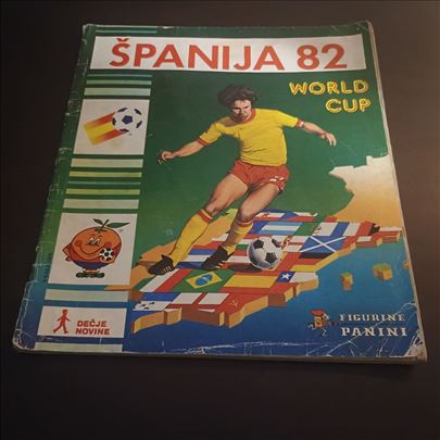 Album FIFA World Cup Španija 82 Panini vrlo dobar 