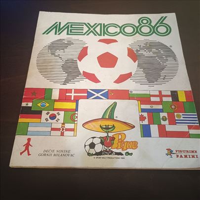Mexico 86 Meksiko Album Panini Decje novine 