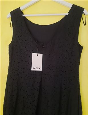 Mexx crna, čipkana, haljina br. 38, novo, etiketa