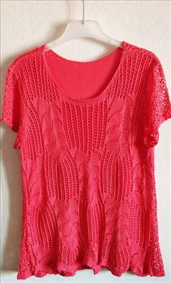 Pletena pamučna bluza sa postavom vel. M/L