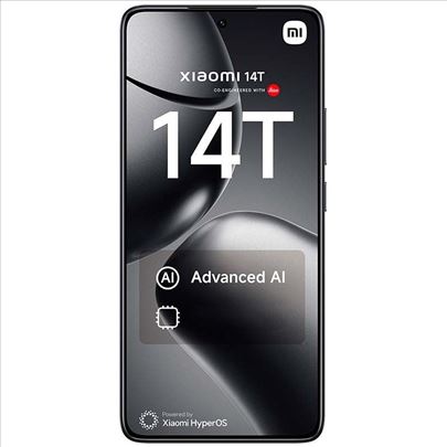 Xiaomi 14T 5G 12/512gb titan black, novo