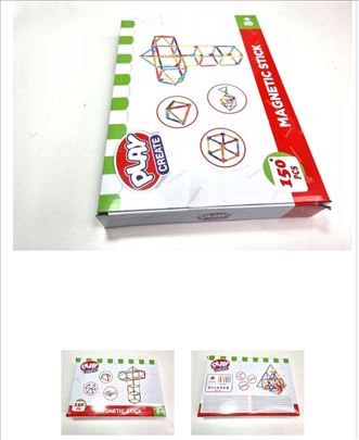 Igra magneti, Magnetic sticks, 150 kom. novo