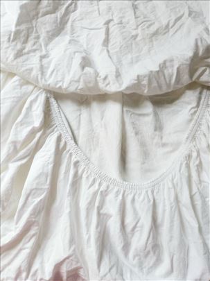 Ikea bela navlaka za krevetac, pamuk