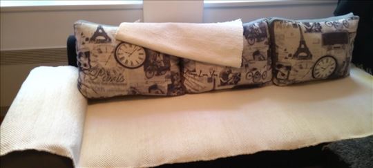 Nov komplet krpara, prekrivači za ugaonu