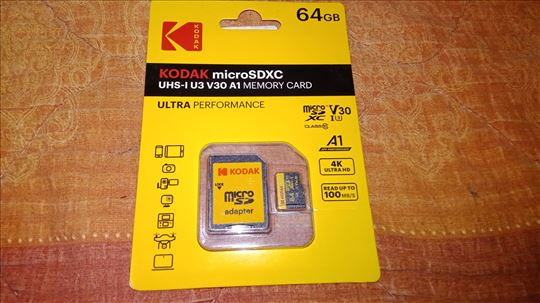 KODAK 64gb microSDXC + adapter