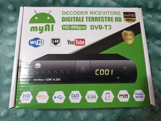 Dvbt3 MyAI wifi,lan ,youtube