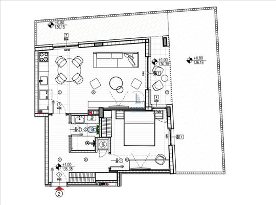 Novogradnja, Lekino brdo, 58m2, cena bez pdv-a