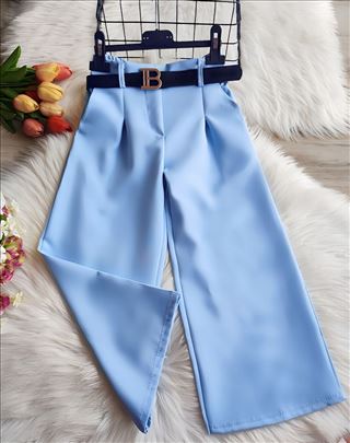 Plave elegantne pantalone NOVO 