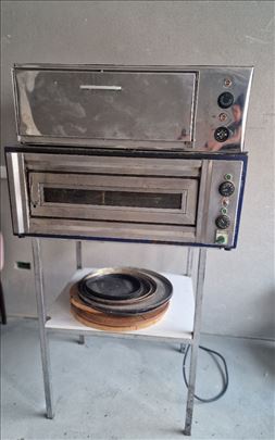 Prodajem dve pećnice sa stalkom za pizzu , burek i