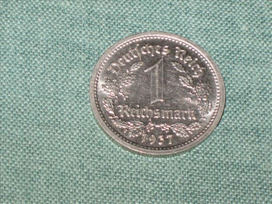 1 Reichsmark  1937 G