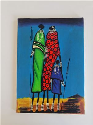 Južnoafrička umetnost, slike, ulje na platnu