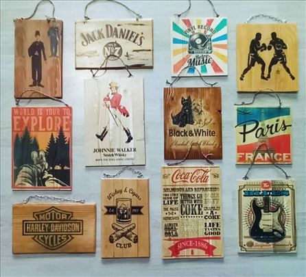 Retro motivi na drvetu