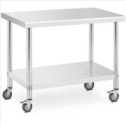 Royal Catering Kuhinjski Sto na Tockice 100x60x85