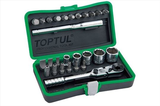 Toptul Set bitova alata 1/4", 34 komada