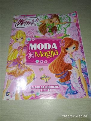 Album za sličice Winx Club moda i magija serija 7