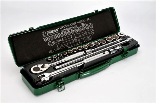 Hans set gedora 3/8", 19 komada
