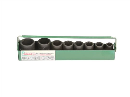 Hans set udarnih gedora 3/8", 8 komada