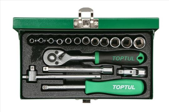 Toptul set alata 1/4", 17 komada