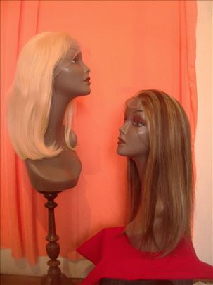 Duge lace front perike od prirodne kose