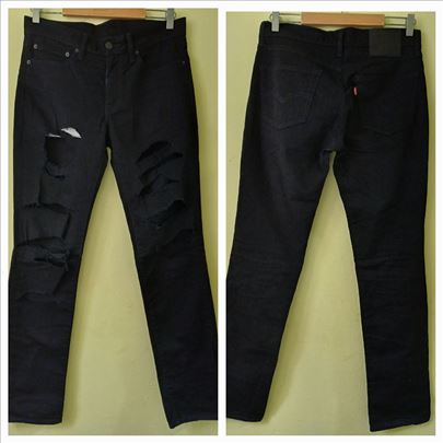 Levi's farmerke, crne, letnje, original 31x34