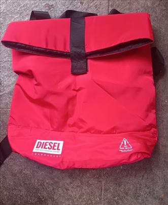 Original crveni, ženski ranac Diesel