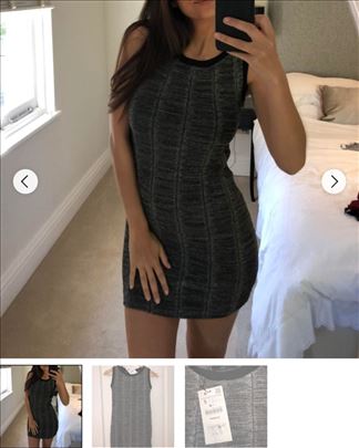 Zara siva haljina, br. S-M