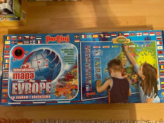 Pertini mapa Evrope