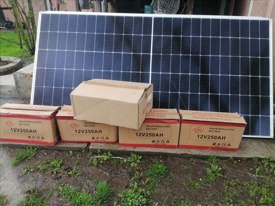 Solarna elektrana 5KV 8 Panela 4X250AH Bozdov